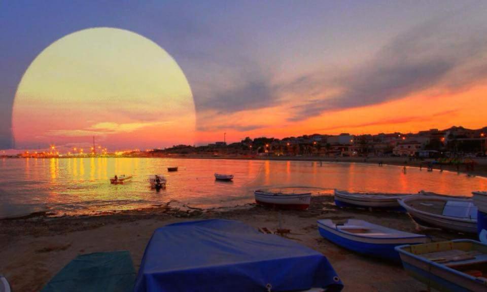 A Pozzallo Vicino Al Mare Villa Bagian luar foto